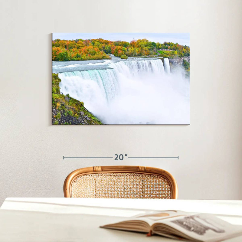 Alvord Autumn At Niagara Falls, 16" H x 24" W