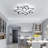 Izzabella 10 - Light 33.4" Acrylic LED Flush Mount-673221477