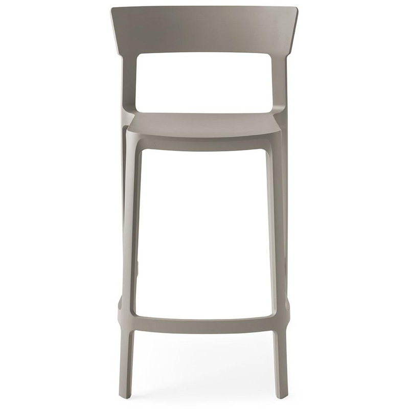 Skin Stackable Stool by Archirivolto, Matte Taupe