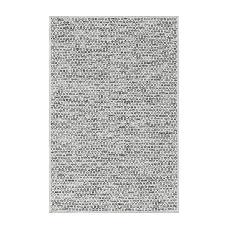 Tapis gris zone contemporaine Ingle, Rectangle 8 pi 0 po x 10 pi 0 po