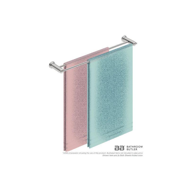 Double Wall Mounted Towel Bar