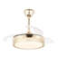 Ventilateur de plafond rétractable à DEL intégré 36 po Gerede-251277043