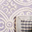 Tapis lavande / ivoire Canace-383178729