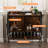 Zyauna Metal Bar Cart-437529864