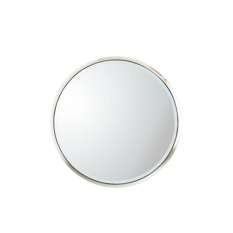 Hudson Round Metal Mirror, 32"H x 32"W x 2.25"D