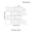 Bharati 26.92 cm x 32 cm Peel and Stick Wall Paneling ( 10-pack)-1269934334