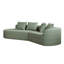 Canapé modulaire surdimensionné moderne en chenille 4 de 112 pouces avec 4 coussins décoratifs, siège à nuage extra profond et large pour le salon et la chambre à coucher, rembourrage en mousse à haute résilience, aucun assemblage requis-861631636-861631633
