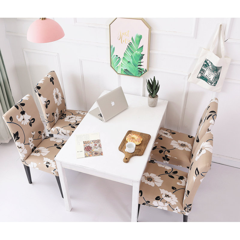 Housse pour chaise de salle à manger Elegant, Fleur de jasmin
