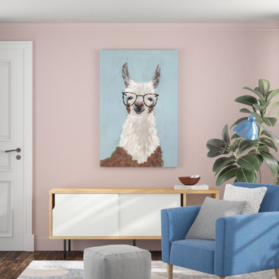 «Llama Specs I», peinture sur toile