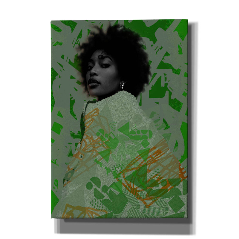 "Epic Graffiti" Greenie "par NUMA Art, art mural sur toile, 18 po x 26 po, H 26 po x l 18 po