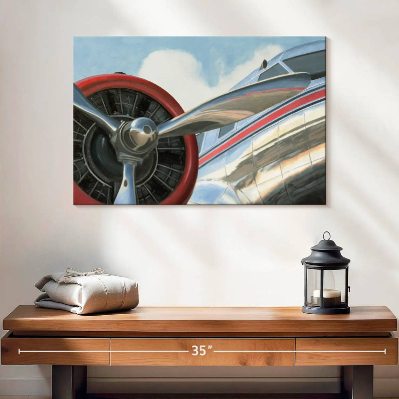 Mehar Travel By Air I, 24" H x 36" W
