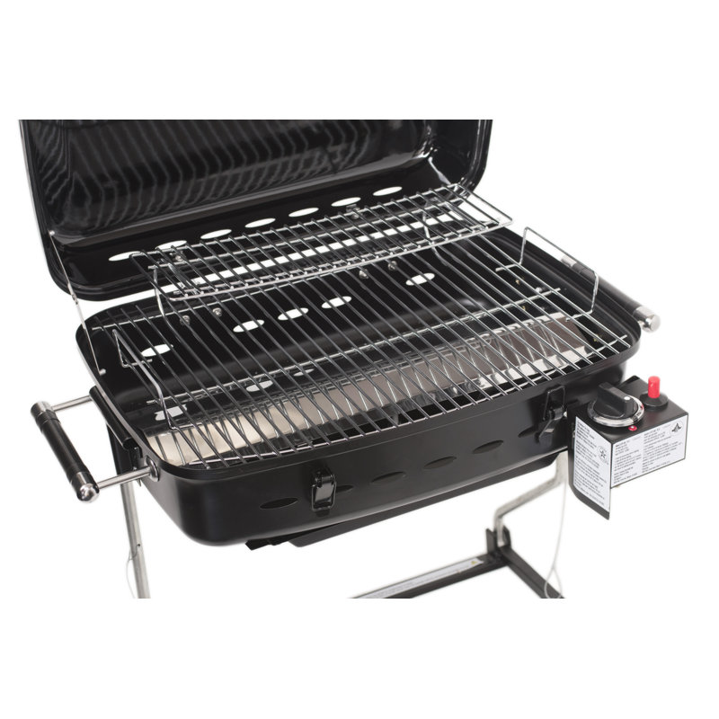 Flame King VR ou barbecue sur remorque - Barbecue au gaz pour camping-car - Surface de cuisson de 215 pouces carrés
