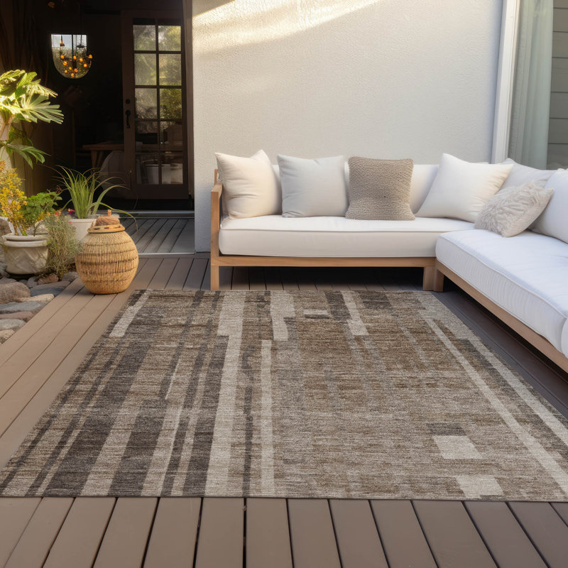  Machine Washable Indoor/Outdoor Chayden ACN1063 Rug, Rectangle 10' x 14'