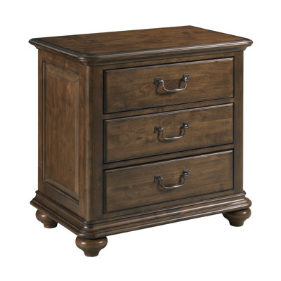 Skylinn 30'' W Solid Wood Nightstand