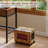Rolling File Cabinet Cart, Hanging File Organizer Box With Lid For Home Office, Small Filing Cabinet On Wheels Under Desk, Mobile Decorative Document Storage Basket