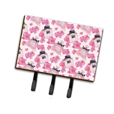 Metal Wall Organizer with Key Hooks