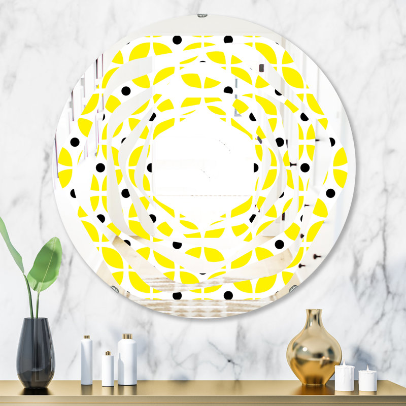 Miroir mural Whirl, H 24 po x l 24 po