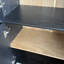 Vitrine ajustable en verre MDF de style Mid-Century moderne pour les salons, les cuisines ou les bureaux