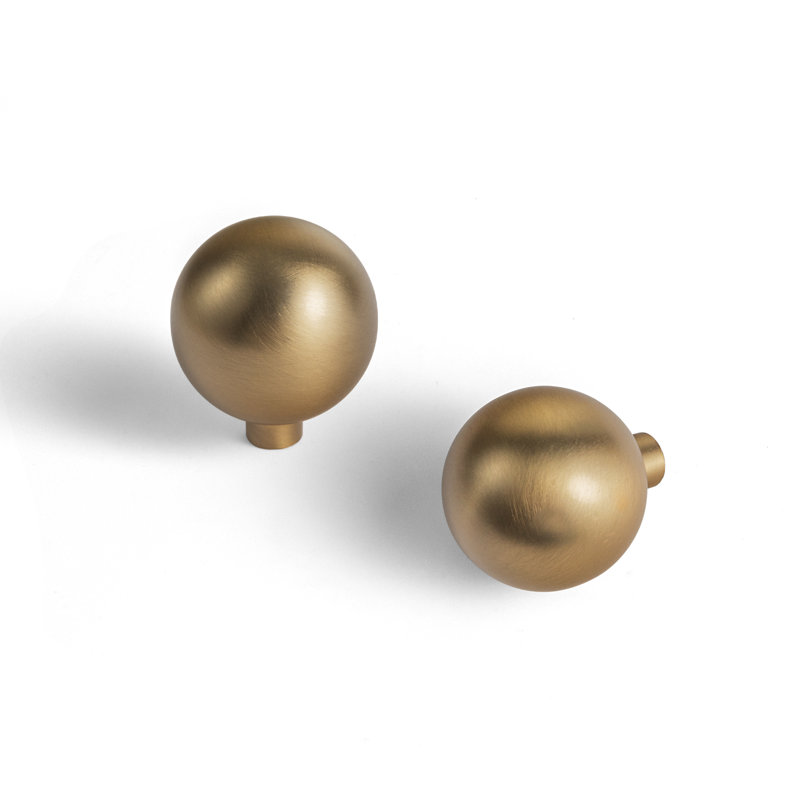 Round Knob Multipack, 1", Champagne Bronze