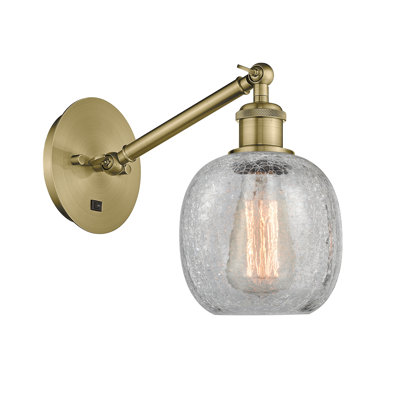 Applique murale 1 lumière 6 po avec bras ajustable Shauna