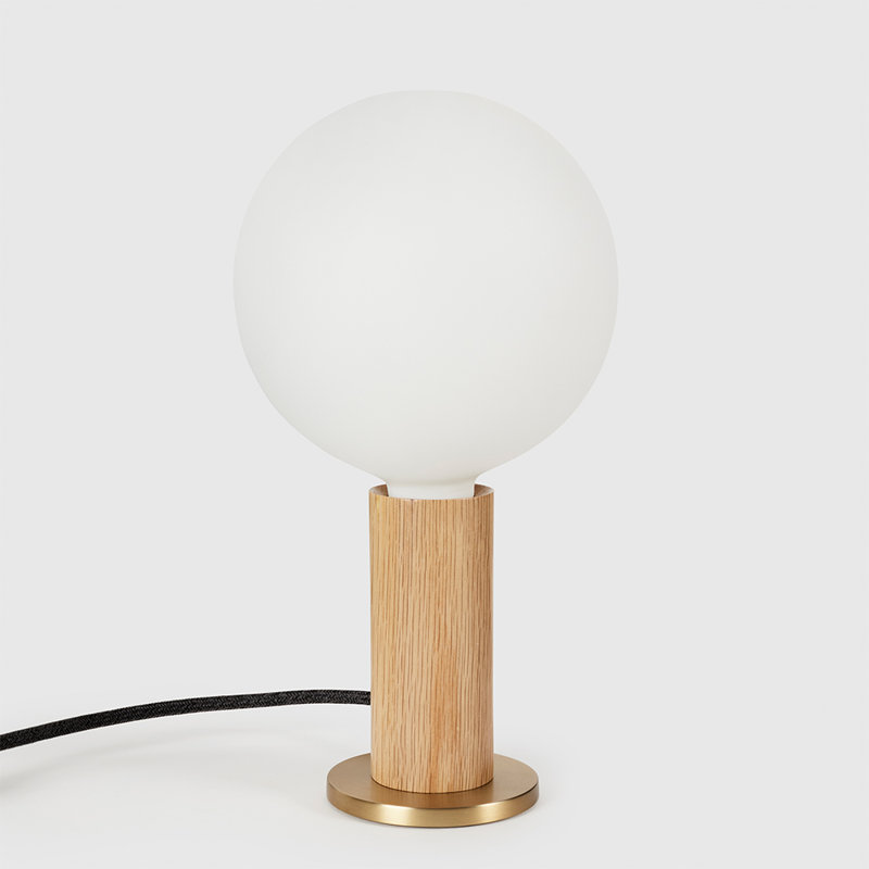 Knuckle Table Lamp, Oak