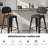 Upholstered Seat Stools with Metal Frame-1925247915-1925247914