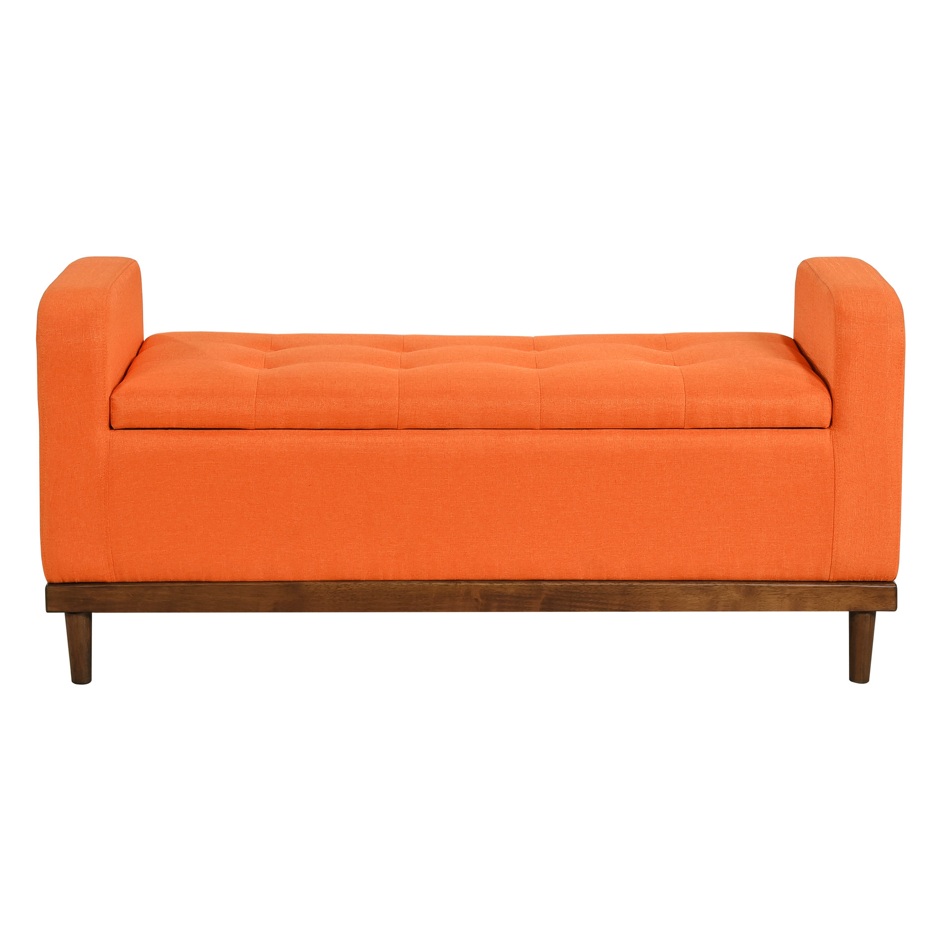 Corrigan Studio® Mid-Century Modern Bedroom Bench With Lift Top Storage ...