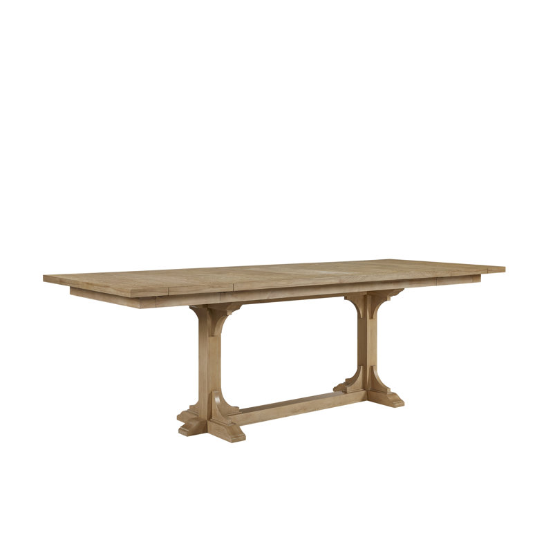 Table à tréteaux Deemston - Cajou, Beige, 36"