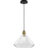 Avec 13.5 in. 1-Light Matte Black Farmhouse Pendant