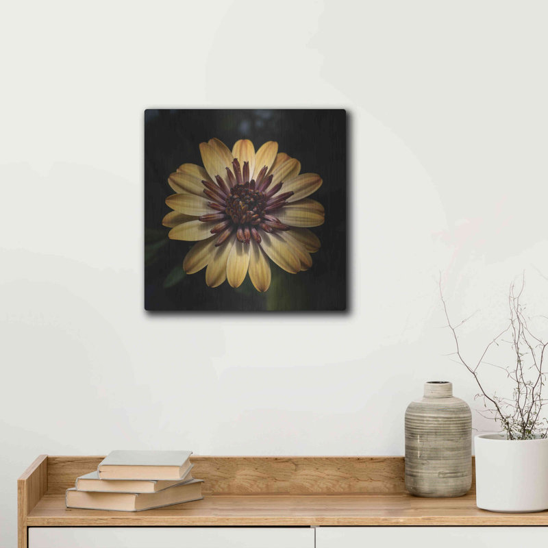 «Sunny Bloom» par Leah McLean, H 12 po x l 12 po