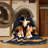 Washable Gordon Setter Dogs Area Rug-422196120