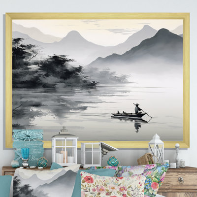 Asian Art Canoe Boat I - reproduction d'art