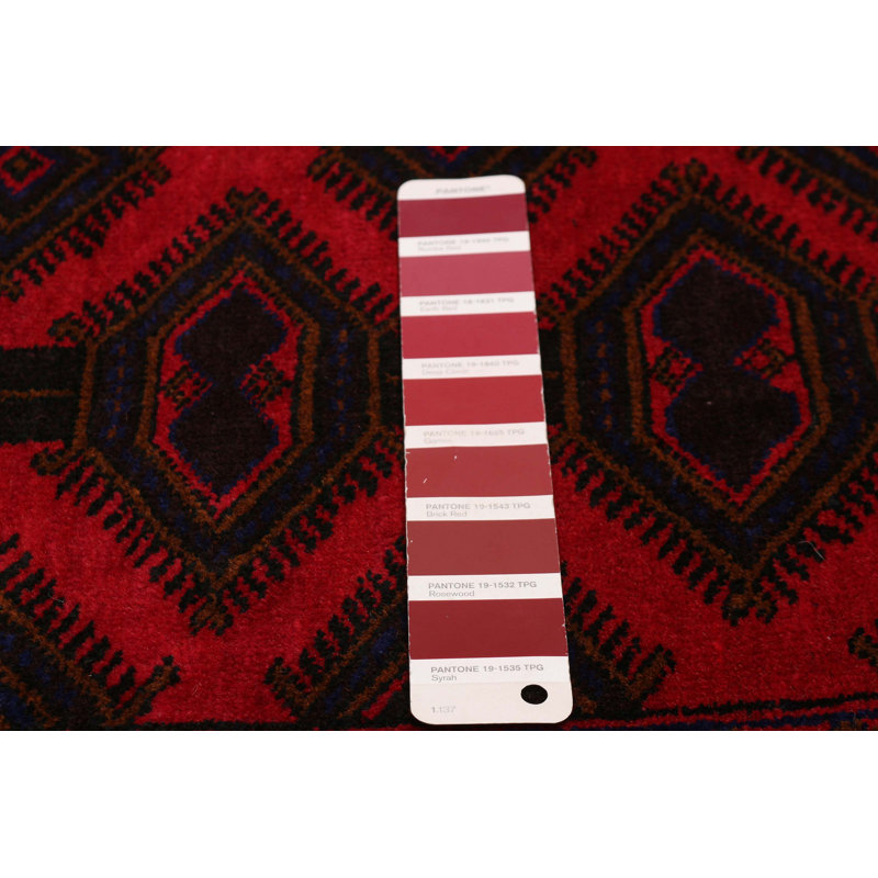 Teimani Red Rug 3'9" x 6'6"