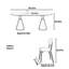 Combinaison de table et chaises French Rock-108570010
