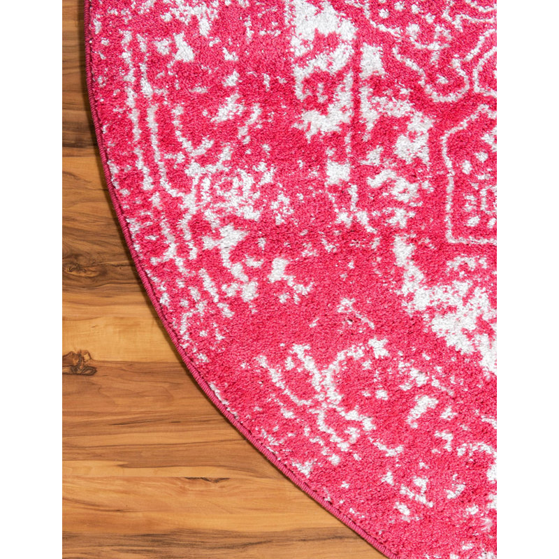 Maxence Oriental Indoor Rug, Round 3'3"