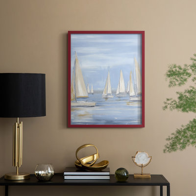 NAUTICAL Series II, reproduction encadrée - bois massif