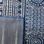 Tapis géométrique bleu royal / ivoire Allard-22734860
