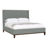 Michael Weiss Solid Wood Wingback Bed