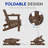 Ayanda HDPE Folding Adirondack Chair With Dual Cup Holder(Set Of 2)-603688847