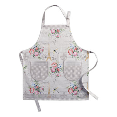 Tablier 100 % coton Maison d'Hermine Champ De Mars - 27,5 po x 31,5 po