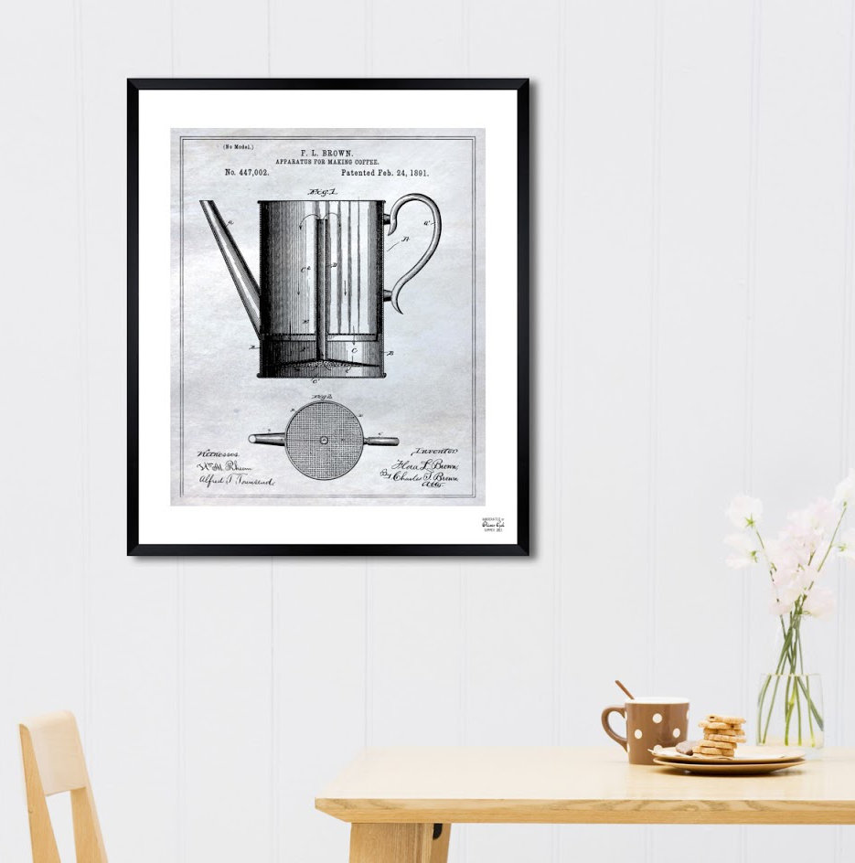 " Apparatus For Making Coffee 1891 " Oliver Gal Prints