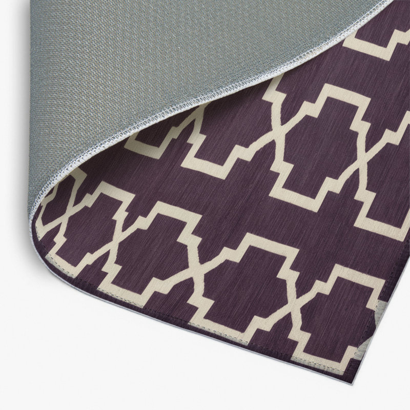 Tapis brun intérieur et extérieur Trellis, Rectangulaire 2 pi x 3 pi
