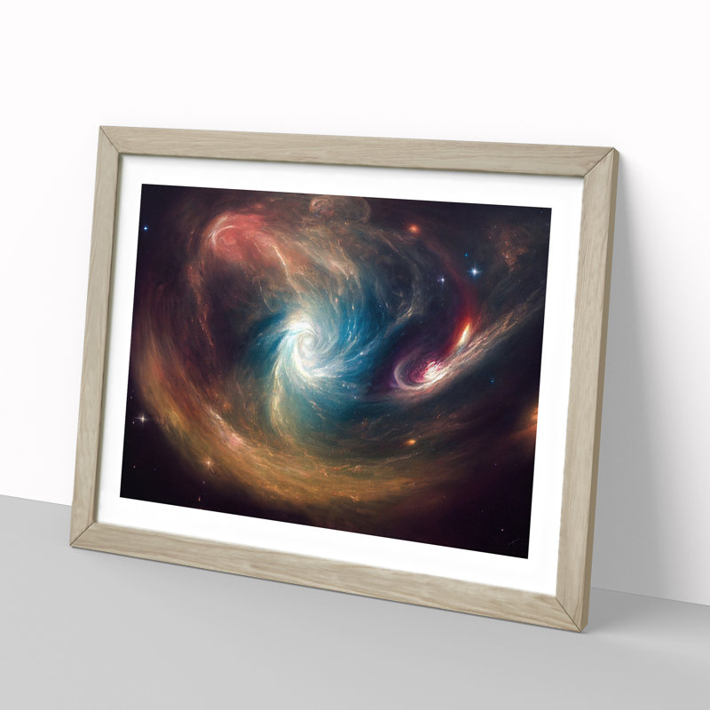 Captivating Galaxy Vol.5 - Framed Print, Oak, 25cm H x 34cm W x 2cm D