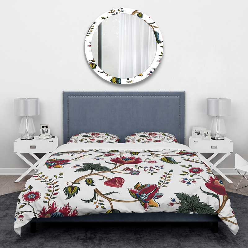Ensemble de housse de couette tropical, Housse de couette double / grand + 2 taies