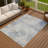 Machine Washable Indoor/Outdoor Chantille ACN2371 Abstract Rug-1472925367