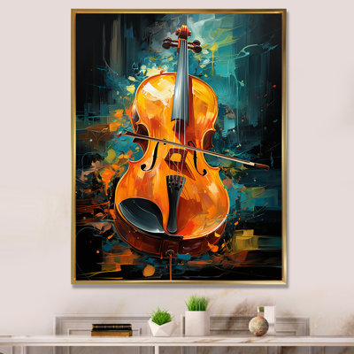 Violon Tribute Jazzed Jade sur toile