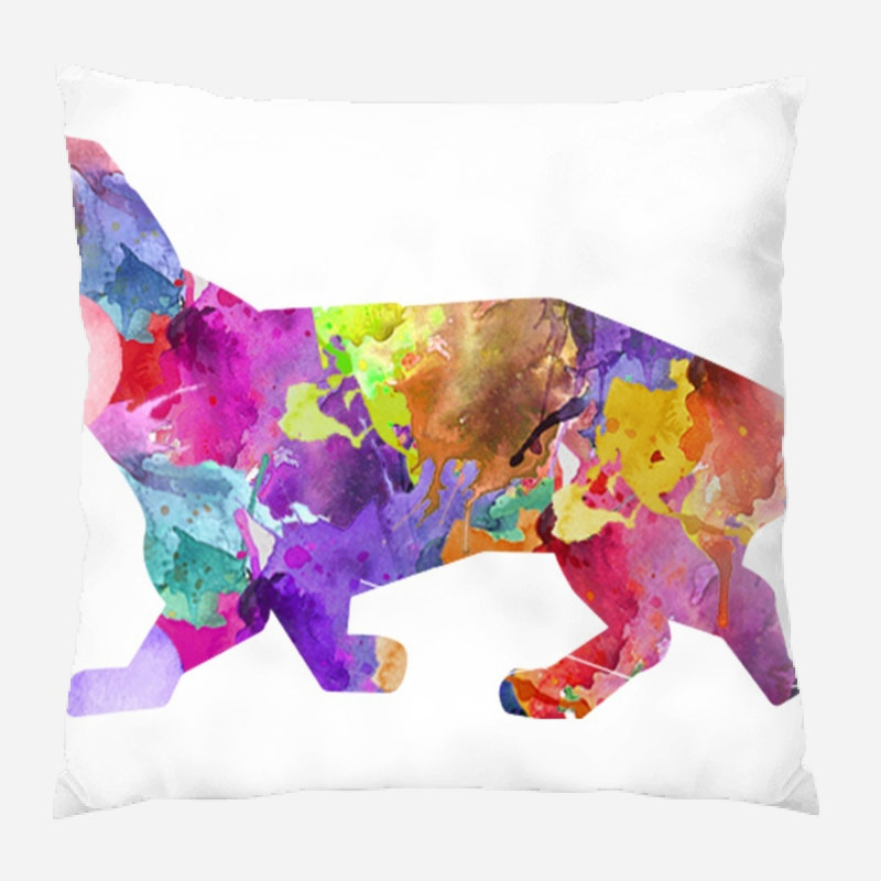Housse et insert de coussin carré Burkhardt, Microsuède, Intérieur