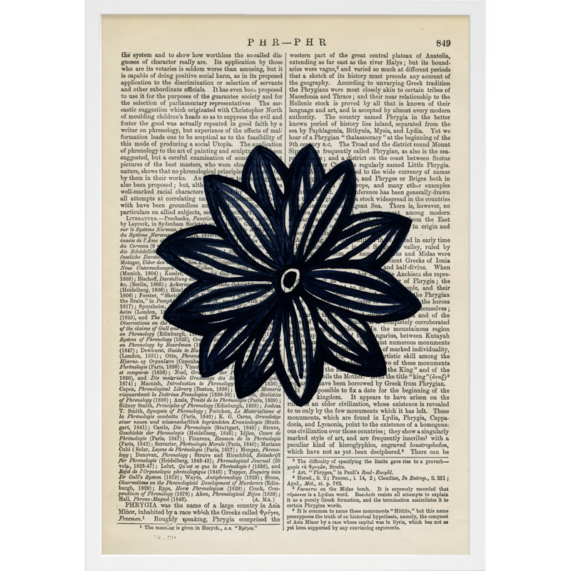 PHR-PHR Print by Michela Sorrentino, White Wood, 25" H x 18" W x 1.25" D