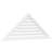 Triangle Surface Mount Non-Functional Brickmould Sill Frame PVC Gable Vent 11/12 Pitch-43315511