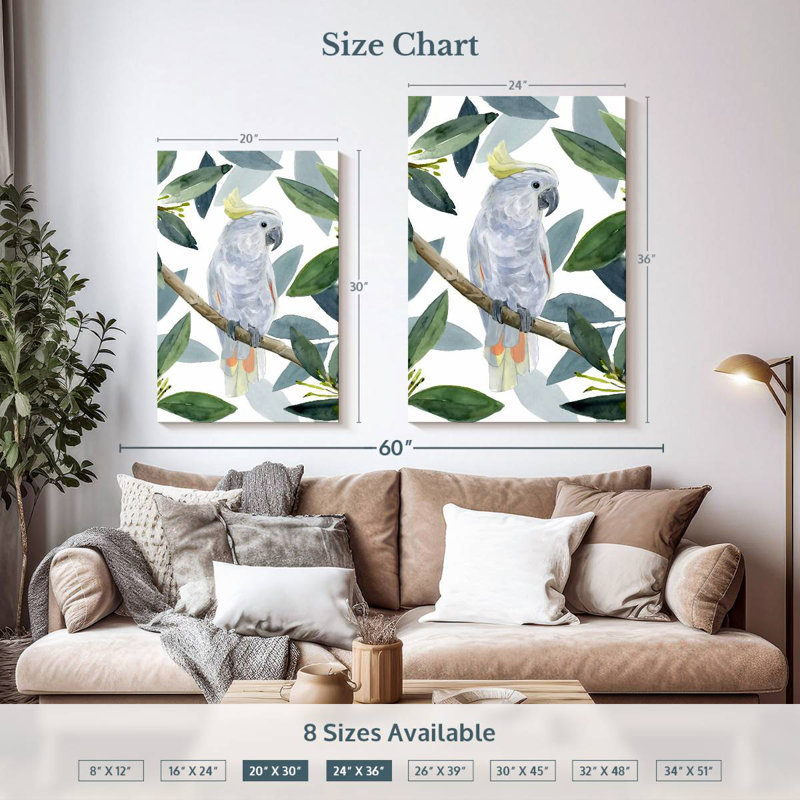 Brampt Cockatoo Perch I, 36" H x 24" W